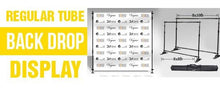 이미지를 갤러리 뷰어에 로드 , Back Drop - Standard Tube (Stand + Insert) - Design elf