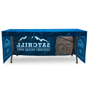 Fitted Table Throw 6 ft 3-sided