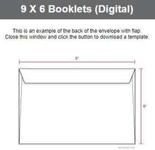 Load image into Gallery viewer, 6x9 Booklet Envelopes - Digital - Design elf
