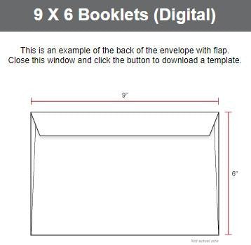 6x9 Booklet Envelopes - Digital - Design elf