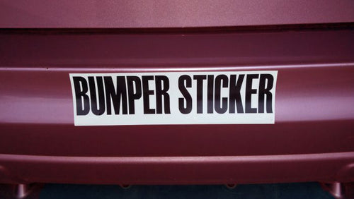 Bumper Stickers - 9 x 3