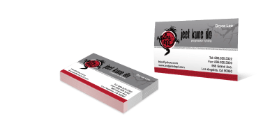 3.5x2 Business Cards - 1&2 Color (12 Pt. Gloss Cover) - Design elf