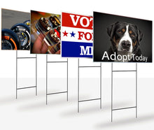 Load image into Gallery viewer, 6mm Yard Signs 2 sides - Design elf