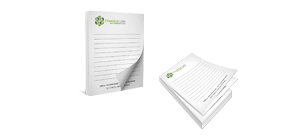 8.5x11 Notepads - 1&2 Color (25 per Pad) - Design elf